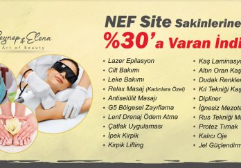 NEF Site Sakinlerine Özel Kampanya